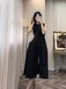 [South Wind Transit] Vestido sem mangas Hepburn Wind Hem Profile, saia longa interna elegante para mulheres, primavera