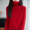 Colección nueva otoño/invierno transfronteriza: tejido de alta calidad con cuello alto, un suéter versátil para mujer, un jersey de corte holgado y una camiseta interior básica