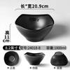 Tigela de Macarrão Comercial Malatang Pó de Caracol Tigela Grande Chongqing Pequeno Macarrão Tigela Especial Imitação de Porcelana Preto Tigela Grande para Sopa Melamina Louça
