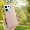 Elegante Funda de Cuero tipo Flip para Teléfono Galaxy Samsung S25+/S24+ con Portatarjetas Magnético en Stock