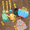 Plantación al Aire Libre Jardinería Cultivo Flores y Plantas Atrapa el Mar Carnoso Pala para Plantar Verduras para Niños Excavación de Arena Juego de Herramientas de Jardín para el Hogar