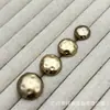 Botones metálicos irregulares tipo caparazón de tortuga para trajes, abrigos de punto de lana, botones decorativos simples y versátiles para coser a mano