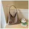 Bolso Tejido de Paja, Bolso de Verano, Estilo Coreano Estilo Perezoso Tejido de Gran Capacidad Bolso de Hombro Tote, Estilo Resort de Playa Bolso de Playa