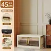 Armario de Almacenamiento para el Hogar Puertas Dobles Uso Diario Plegable Almacenamiento Estantería de Almacenamiento Multicapa Gran Capacidad Armario Multicapa Artículos Varios