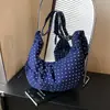 Bolsa Casual de Grande Capacidade para Mulheres 2026 Nova Moda Bolinhas Bolsa de Ombro para o Dia a Dia Simples Crossbody Bolsa Dumpling