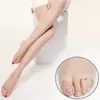 Medias de Boca de Pez para Mujer, Estilo Delgado, Tallas Grandes, Anti-enganches, Medias de Verano con Punta Abierta, Sensación Natural Nude, Anti-enganches, Diseño de Punta Abierta