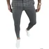 Pantalones Casuales de Lápiz a Cuadros para Hombre, Invierno Nuevo, Amazon
