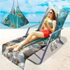Fornecimento Exclusivo Transfronteiriço de Capas para Cadeiras de Praia de Microfibra, Série Oceano com Impressão Digital 3D, A partir de Uma Peça