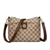 Bolsa Quadrada Pequena Estampada, Luxo Acessível, Bolsa da Moda e de Alta Qualidade para Mulheres, Nova Bolsa para Mãe de Meia-Idade 2025, Bolsa de Ombro Transversal