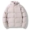 Chaqueta de algodón de invierno transfronteriza para hombre, estilo Hong Kong, cuello alto, abrigo de algodón grueso, corte holgado, estilo coreano, moderno, minimalista, chaqueta acolchada inspirada en la juventud