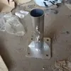Base de Andamio 48 Base de Tubo de Acero 1.0 pulgada Tubo Base Fija Base para Sombrilla para Fijar Postes de Bambú para Valla