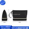 Bolsa de Tocador Plegable de Algodón RPET Transfronteriza Bolsa de Almacenamiento Plegable de Algodón Japonesa y Coreana Cremallera de Nylon Bolsa de Cosméticos Fábrica de Personalización