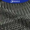 Punto Jinmai Tela de Malla Elástica de Spandex Ropa de Escenario Protección Solar Tops de Manga Larga Ropa Deportiva Malla de Punto de Trama