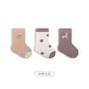 Calcetines Gruesos Cálidos de Felpa Sin Costuras para Bebé Recién Nacido Invierno Calcetines para Bebé con Puño Suelto Calcetines de Media Pantorrilla