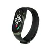 Adequado para pulseira mi 3/4 pulseira camuflada pulseira de reposição colorida 7/6/5NFC Pulseira esportiva pulseira impressa