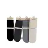Calcetines de Color Sólido para Mujer Songmu Otoño e Invierno Estilo Coreano Tendencia Ins Versátiles Sin Costuras Borde Enrollado Calcetines Holgados