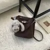 Bolso de Moda de Comercio Exterior para Mujer 2026 Nuevo de Moda Otoño e Invierno Casual Versátil Bolso Cubo Bolso Cruzado para el Viaje Diario