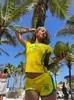 2026 Conjunto de Verão Feminino Estilo Curto Lingerie Praia Roupas Sexy Y2K Atacado Conjunto Feminino Bordado Brasileiro