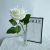 Flores Artificiais Rosa Única Arranjo de Flores para Entrada de Casa Decoração Arranjo de Flores para Casamento Acessórios para Parede de Flores Flores Artificiais