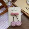 Nuevo Pasador de Pelo con Lazo de Lentejuelas Rosa Dulce Estilo Coreano, Pasador de Tela Hecho a Mano para Niños con Flequillo y Cabello Fino, Accesorio para el Cabello de Niñas