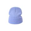 Gorro Clássico Preto Básico de Tricô Transfronteiriço, Gorro de Tricô Liso, Chapéu de Lã Estilo Europeu e Americano, Chapéu de Acrílico para Clima Frio, em Estoque
