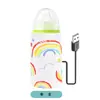 Funda Aislante para Biberón Grueso de Windows Calentamiento de Temperatura Constante Invierno Bolsa Aislante Portátil USB Funda Gruesa Cálida Universal para Biberón Grueso