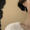 Pendientes Largos con Borlas de Estilo Retro Cool y Diseño Versátil, Elegancia Suave y Clásica, Adecuados como Accesorios para Hanfu y Cheongsam