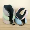 Almohada en Forma de U de Espuma Viscoelástica Camelback, Almohada para Cuello de Seda Helada, Almohada para Siesta en Oficina con Detección de Frío, Almohada para Cuello de Viaje en Avión al por Mayor