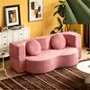 Sofá de Tela Vintage Comprimido al Vacío para Sala de Estar, Plegable y Lavable, Doble Propósito para Dos o Tres Personas, Sofá Cama