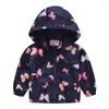 Chaqueta para niños y niñas, primavera y otoño, gorro fino, camisa con cremallera de moda bonita para bebés, abrigo para niños