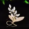 Broche de Buquê de Espigas de Trigo Estilo Minimalista, Atmosfera de Nicho, Temperamento de Luxo Leve, Acessório de Pin de Lapela para Ternos, Casacos e Jaquetas