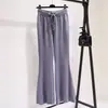 Nuevos Pantalones Largos Casuales de Punto Acampanados Adelgazantes de Cintura Alta para Mujer Otoño/Invierno 2026, Corte Holgado, Caída, Ajuste Delgado, Largo hasta el Suelo