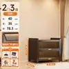 Armário de Armazenamento Multi-Camadas da Sala de Estar do Chão ao Teto com Porta, Armário de Armazenamento Estante de Aço Doméstica, Estante de Livros à Prova de Poeira para Crianças
