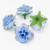 Capullos de Rosa Pequeños Simulados Cabezas de Flores de Tela de Seda Materiales para Manualidades de Guirnaldas Accesorios para el Cabello Accesorios para Arreglos Florales de Pared de Fondo de Boda Suelo