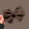 Pinza de plátano de lunares de alta gama estilo coreano para coletas altas, accesorio para el cabello versátil y elegante para el uso diario