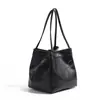 Bolsa Saco Alto Brilho Dopamina Cem Sentidos Bolsa de Mão Tendência Dopa Moda Textura Espelhada Concha de Mão