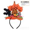 10000 Festival Sagrado Festival de los Fantasmas Fiesta de Disfraces Accesorios para Actuación Aro de Cabeza de Calabaza Sombrero de Bruja Murciélago Araña Diadema de Calavera