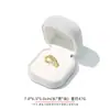 Caja de joyería de alta gama Cisne franela pan al vapor anillo colgante collar aretes caja de embalaje exhibidor de joyas