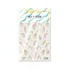 Sky Novo Estilo Chinês Rosa Flor de Pessegueiro Adesivos para Unhas DIY Adesivos de Decoração de Unhas Planas Estilo Chinês Tradicional