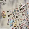 Adesivos de Arte para Unhas Estilo Ballet Filhote Fofo Bordado Relevo Adesivos de Unha Decoração Cartoon para Diário de Conto de Contas Venda por Atacado Unhas Usáveis