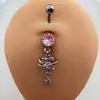 Colgante de Planeta Aleación de Titanio Barra de Acero de Titanio Piercing de Ombligo con Incrustación de Circonita, Anillo de Ombligo Multicolor, Joyería Piercing Corporal Personalizada al por Mayor