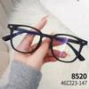 Montura de gafas TR90, sencilla y cómoda, antiluz azul, ultraligera, plana, transfronteriza, para mujer, hermosa y moderna, 8514