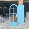 Decoración para el Hogar Puertas y Ventanas con Diseño Arqueado Semicircular para Tiendas, Puertas de Vidrio Ultra Claras en Forma de Arco Estilo Antiguo