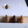 Sândalo Verde e Jacarandá Esculpido Desenho Animado Animal de Estimação Fofo Acessórios Artesanais DIY Pulseira Pingente Contas Espaçadoras Acessórios para Celular