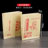 Sacos de Papel para Panqueca de Ovo com Frete Grátis, Embalagem Descartável à Prova de Óleo Personalizada em Papel Kraft com Impressão Personalizada