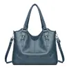 Bolsa de ombro vintage popular para comércio exterior, nova bolsa tote de grande capacidade para cross-border, bolsa de mão e bolsa transversal versátil para o dia a dia