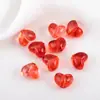 Corazón Acrílico Cuentas Difuminadas Cadena para Teléfono Móvil Colgante Accesorios DIY Hecho a Mano Cuentas Sueltas con Agujero Materiales Decorativos Versátiles