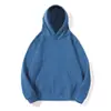Sudadera con capucha gruesa de forro polar para otoño e invierno, para hombre, color liso, corte holgado, chaqueta con capucha versátil, transfronteriza