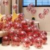 Arreglo de globos para boda, casa nueva, boda, mujer, hombre, paquete de boda, dormitorio, sala de estar, juego de globos flotantes de aire feliz
