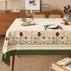 Mantel de Año Nuevo, impermeable y a prueba de aceite, fácil de limpiar, mantel festivo rojo del Año del Caballo, mejora el ambiente, mantel resistente al calor, cubierta para mesa de café